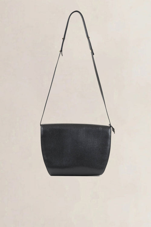 Delvaux Black Leather Crossbody Bag