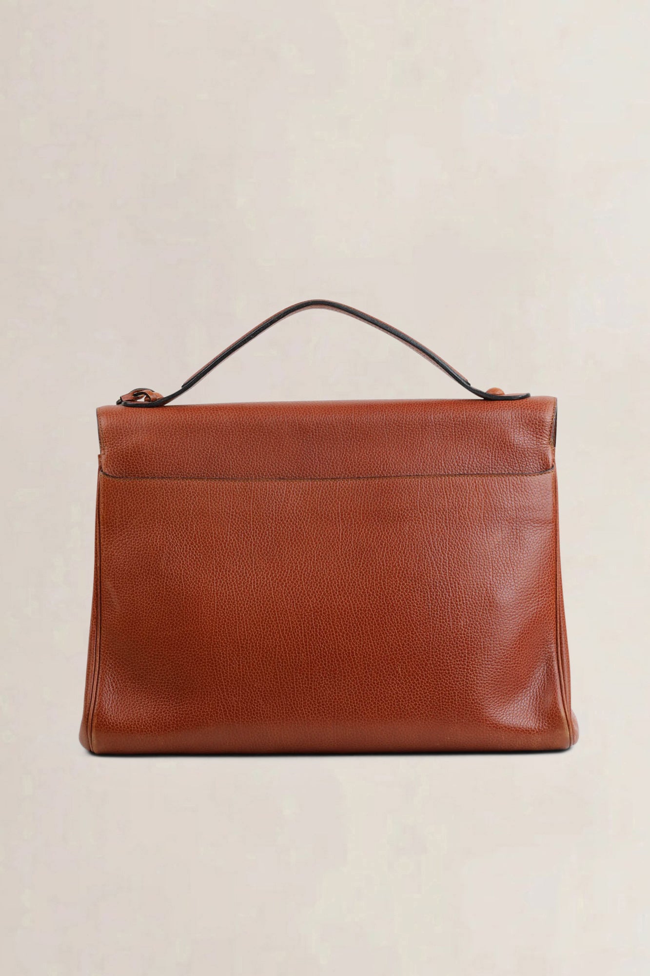 Brown Amethyste Top Handle Bag