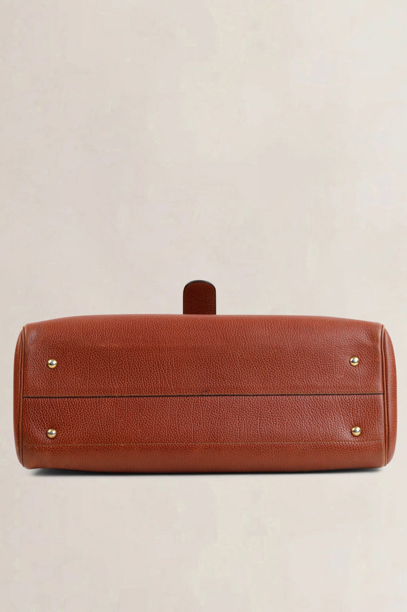 Brown Amethyste Top Handle Bag