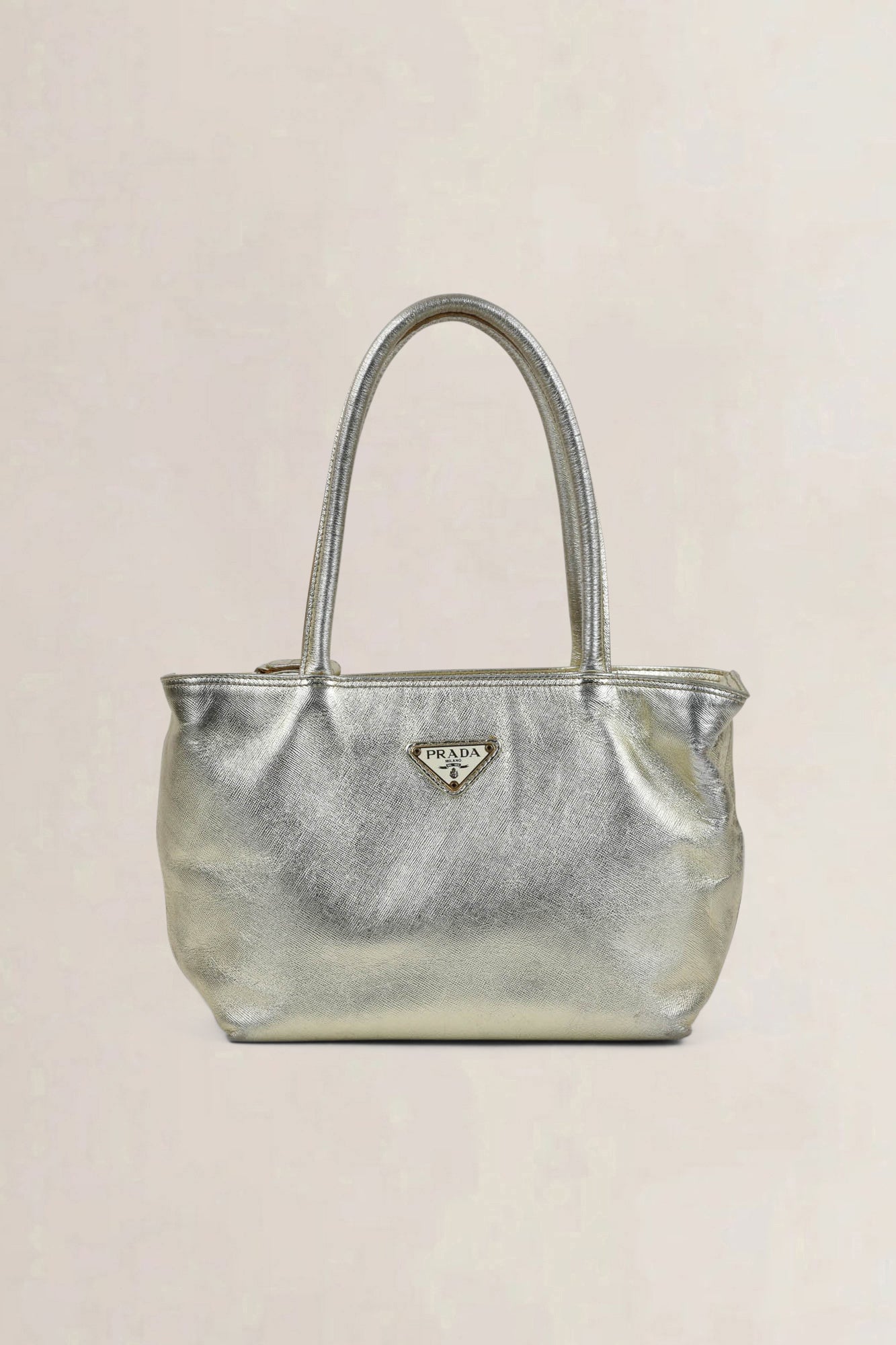 Prada Gold Metallic Shoulder Bag