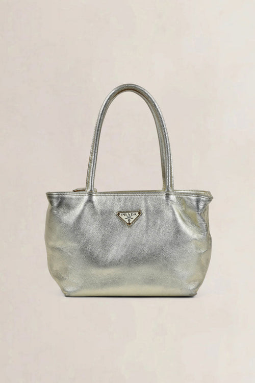 Prada Gold Metallic Shoulder Bag