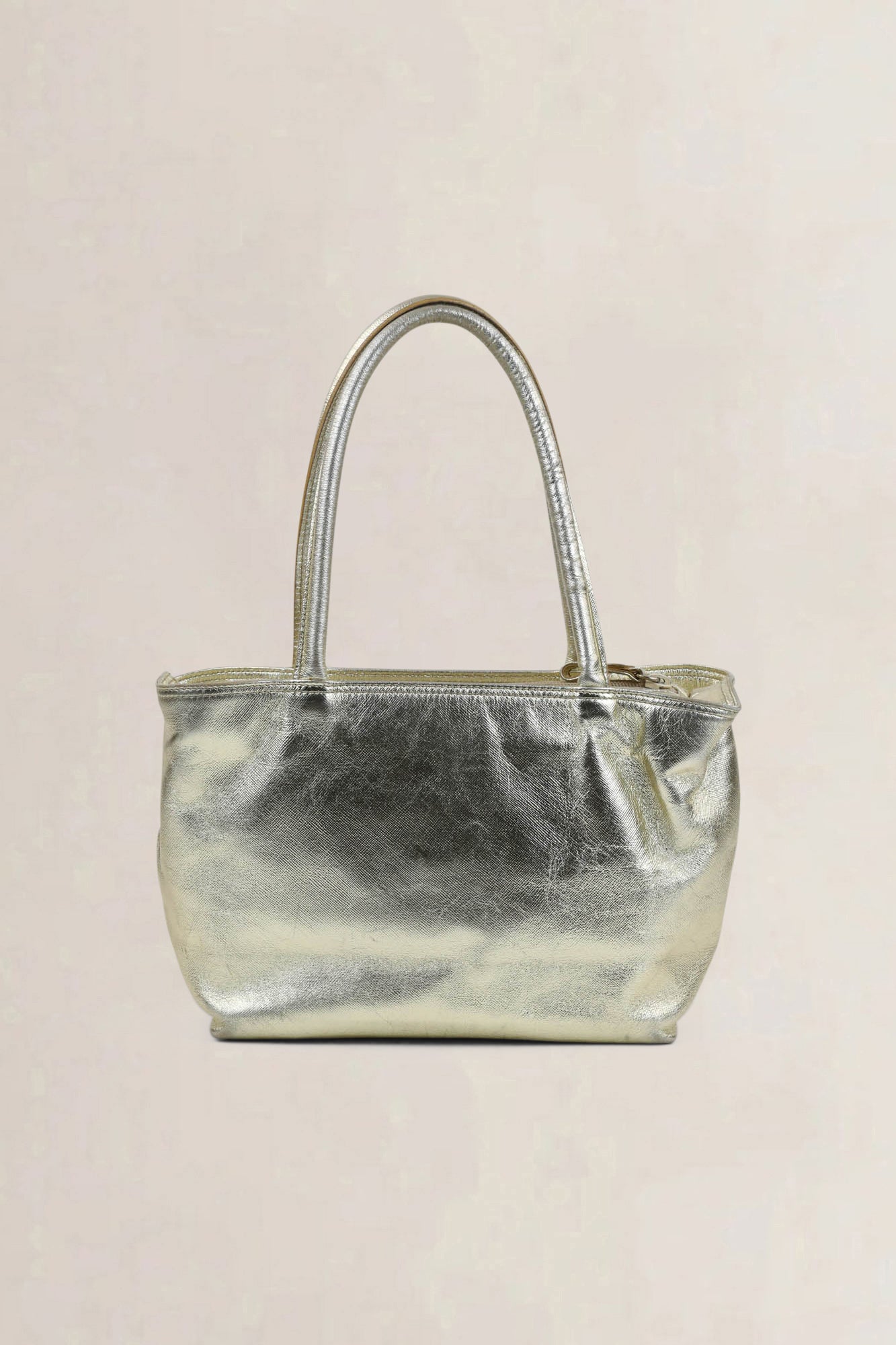 Prada Gold Metallic Shoulder Bag