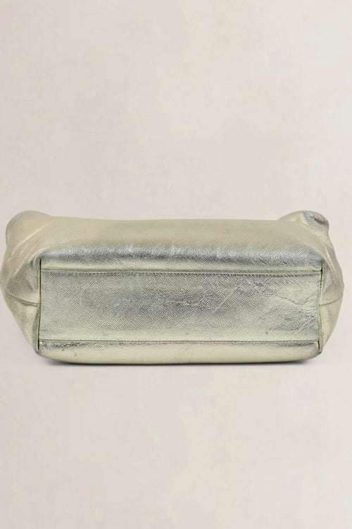 Prada Gold Metallic Shoulder Bag