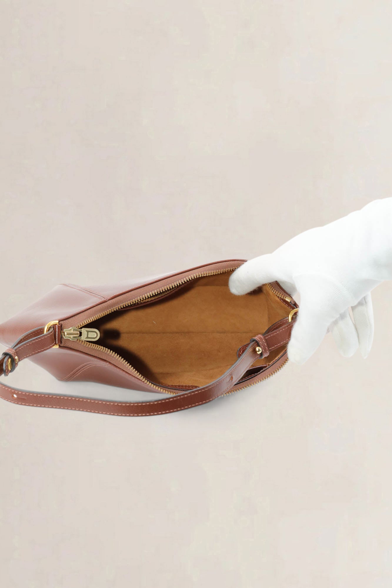 Delvaux Brown Désir Shoulder Bag