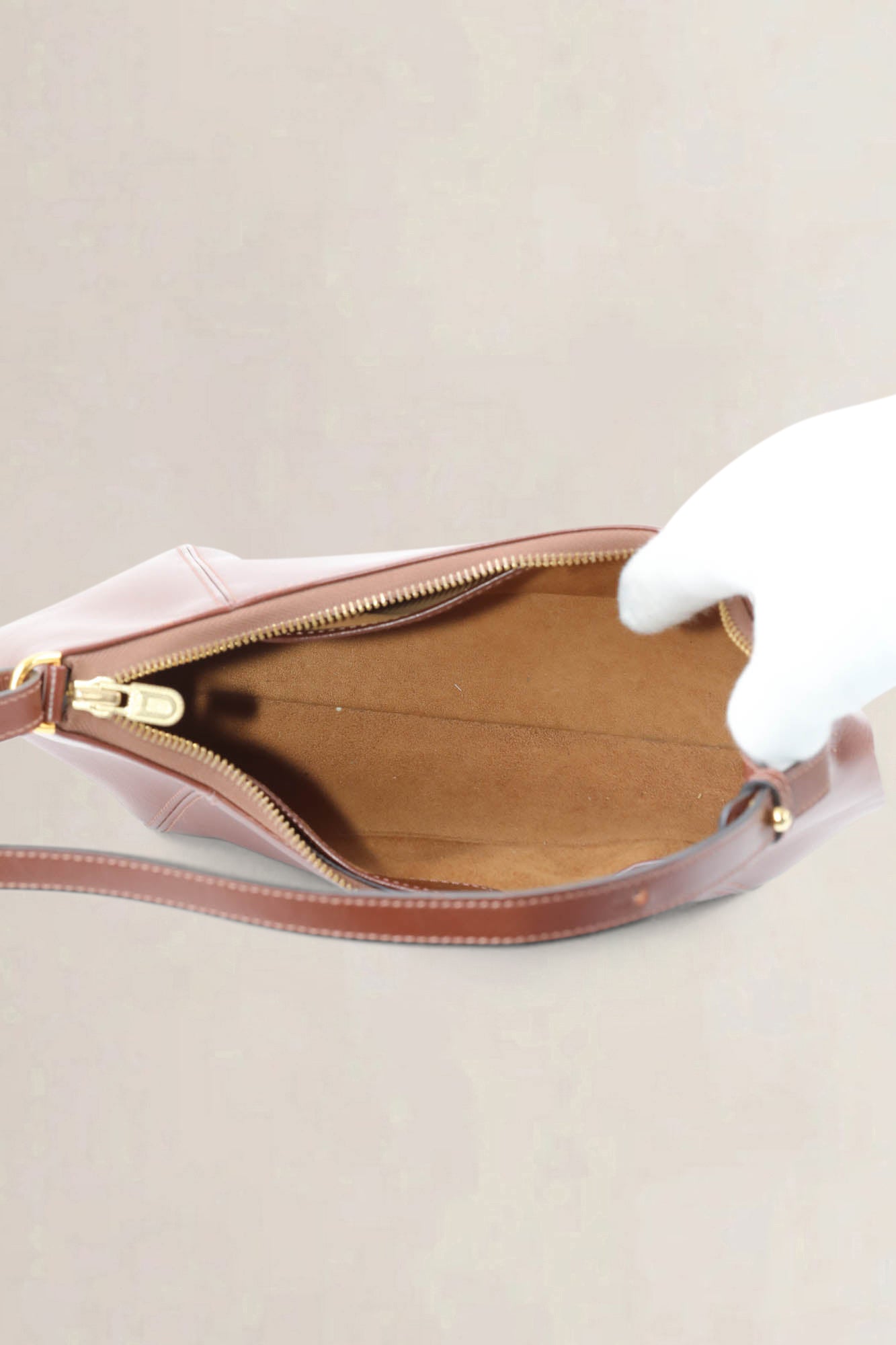 Delvaux Brown Désir Shoulder Bag
