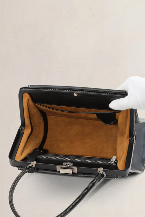 Delvaux Black Illusion Top Handle Bag