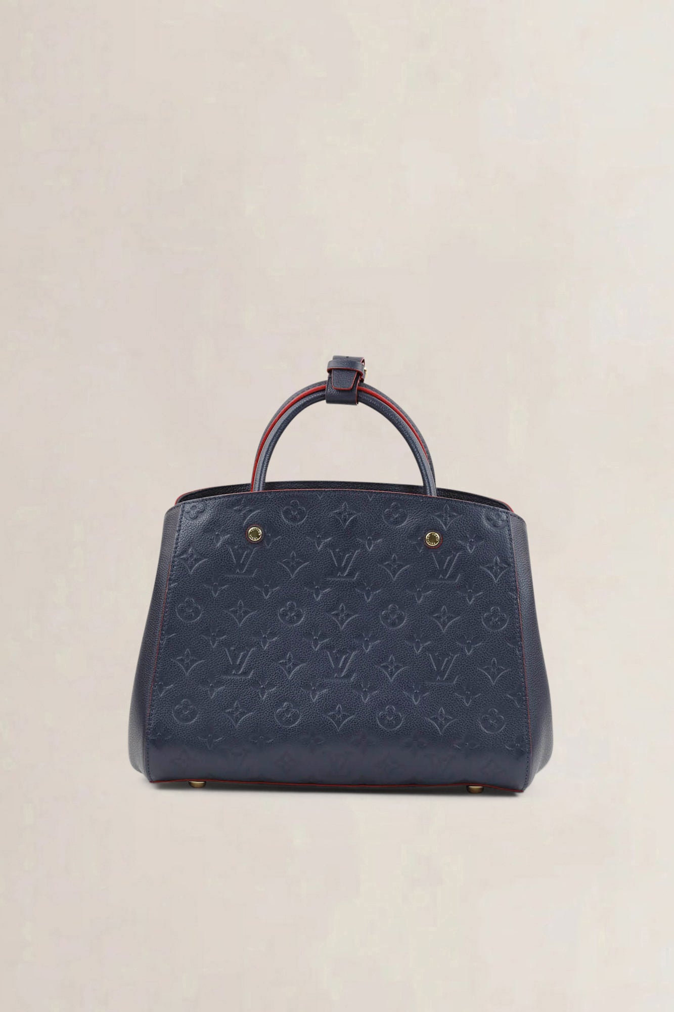 Louis Vuitton Blue Montaigne MM Empreinte Shoulder Bag