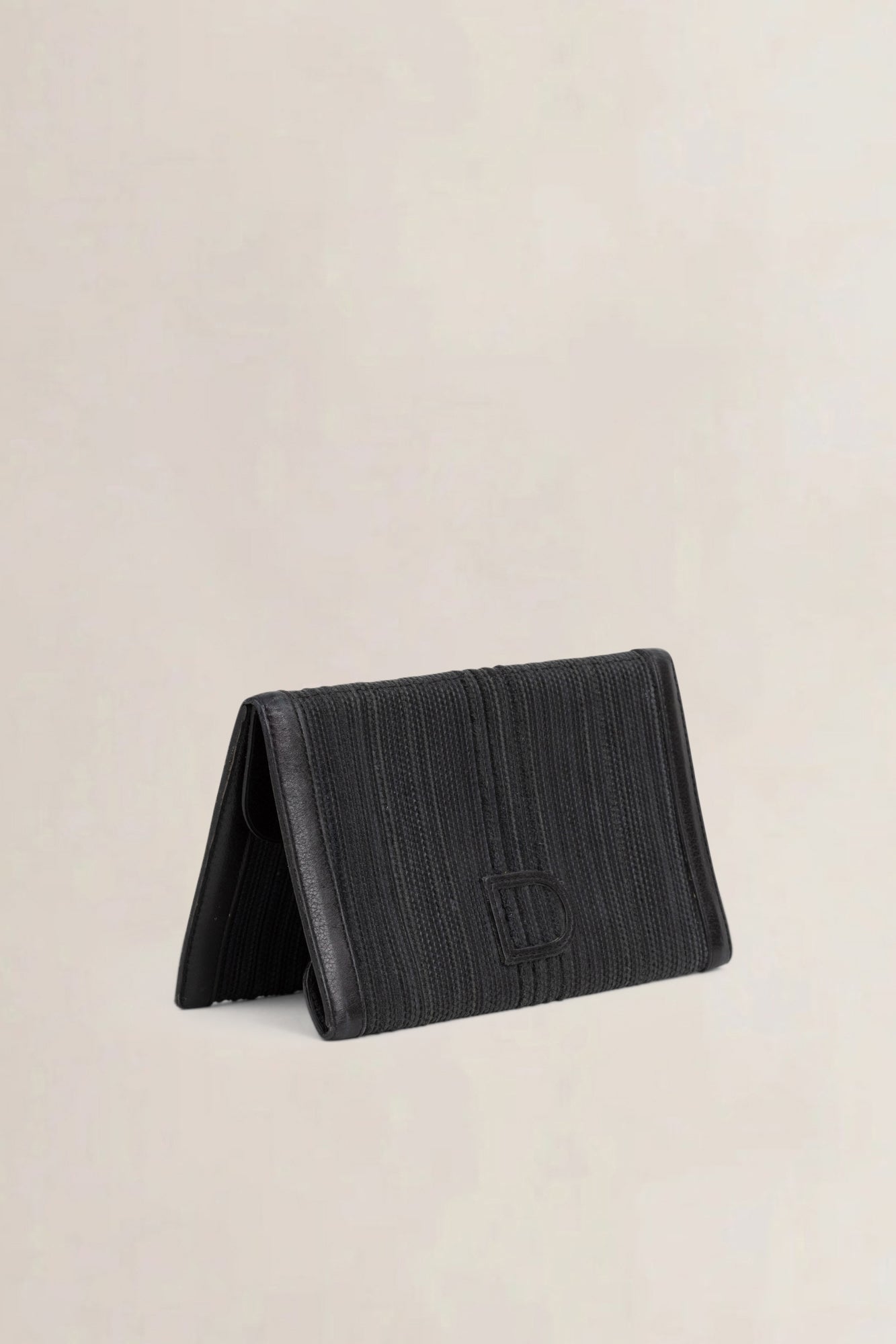 Black Toile De Cuir Wallet