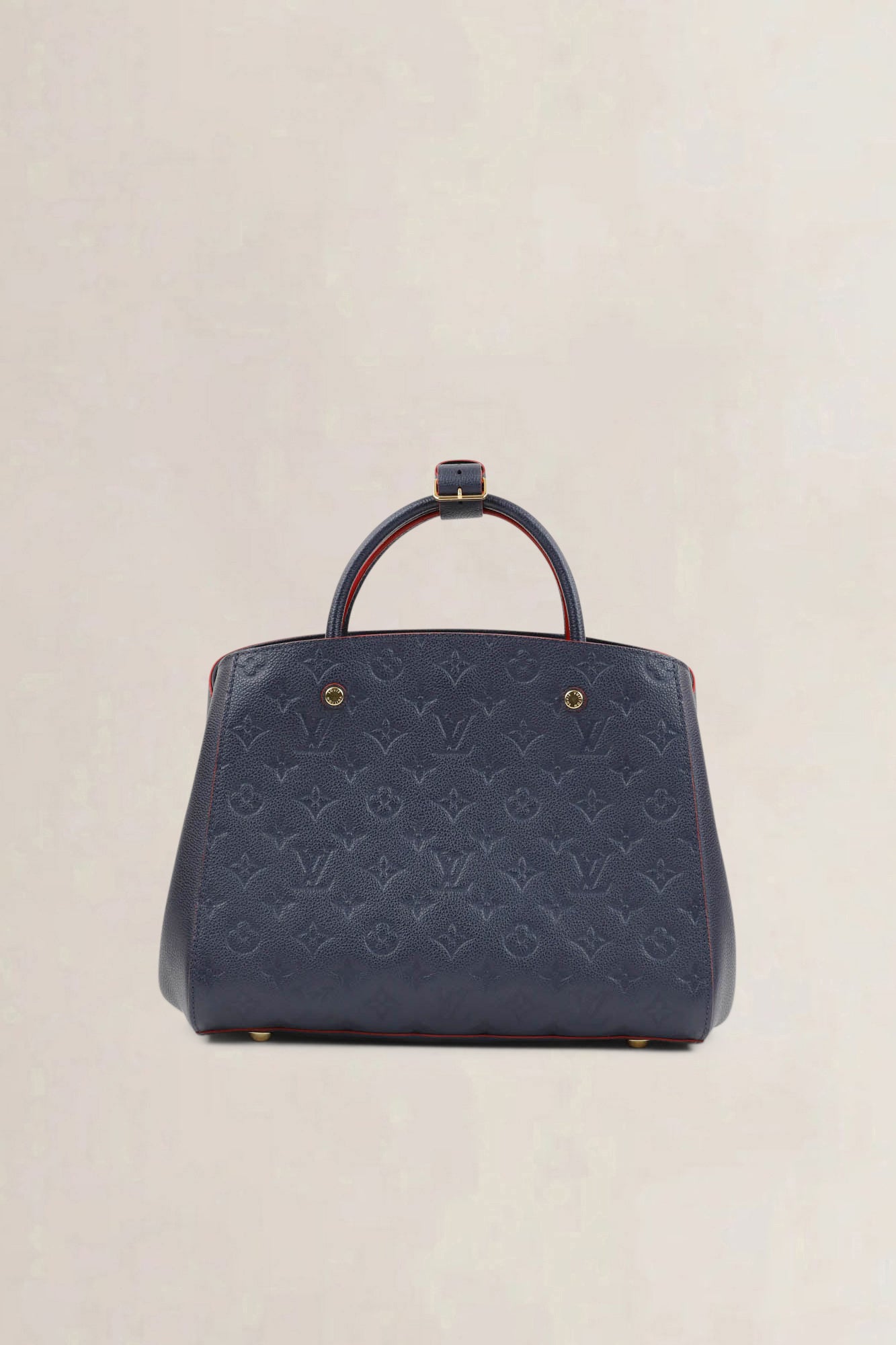 Louis Vuitton Blue Montaigne MM Empreinte Shoulder Bag