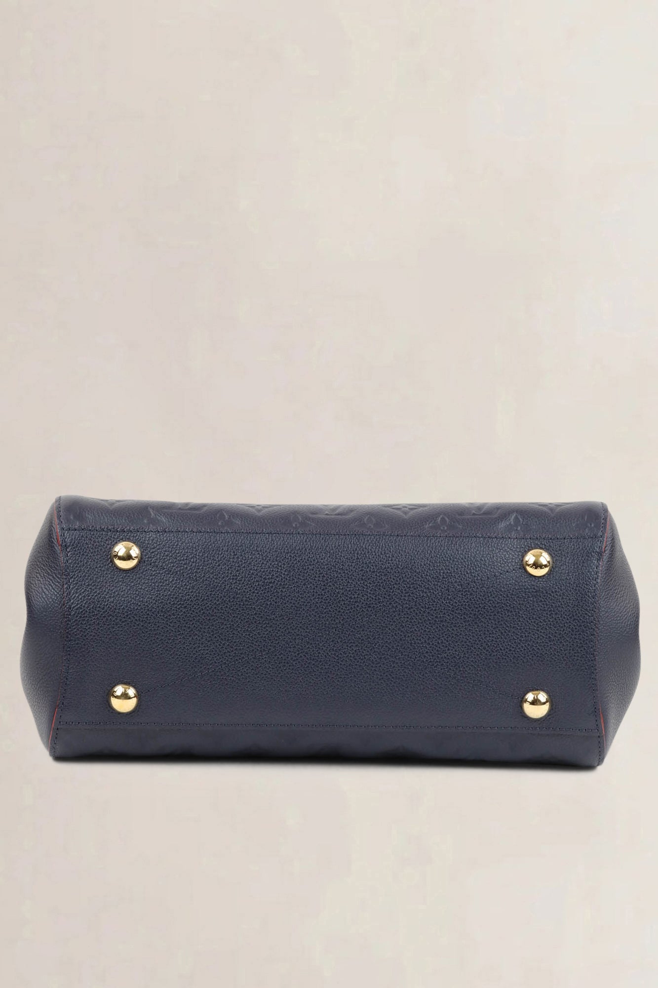 Louis Vuitton Blue Montaigne MM Empreinte Shoulder Bag