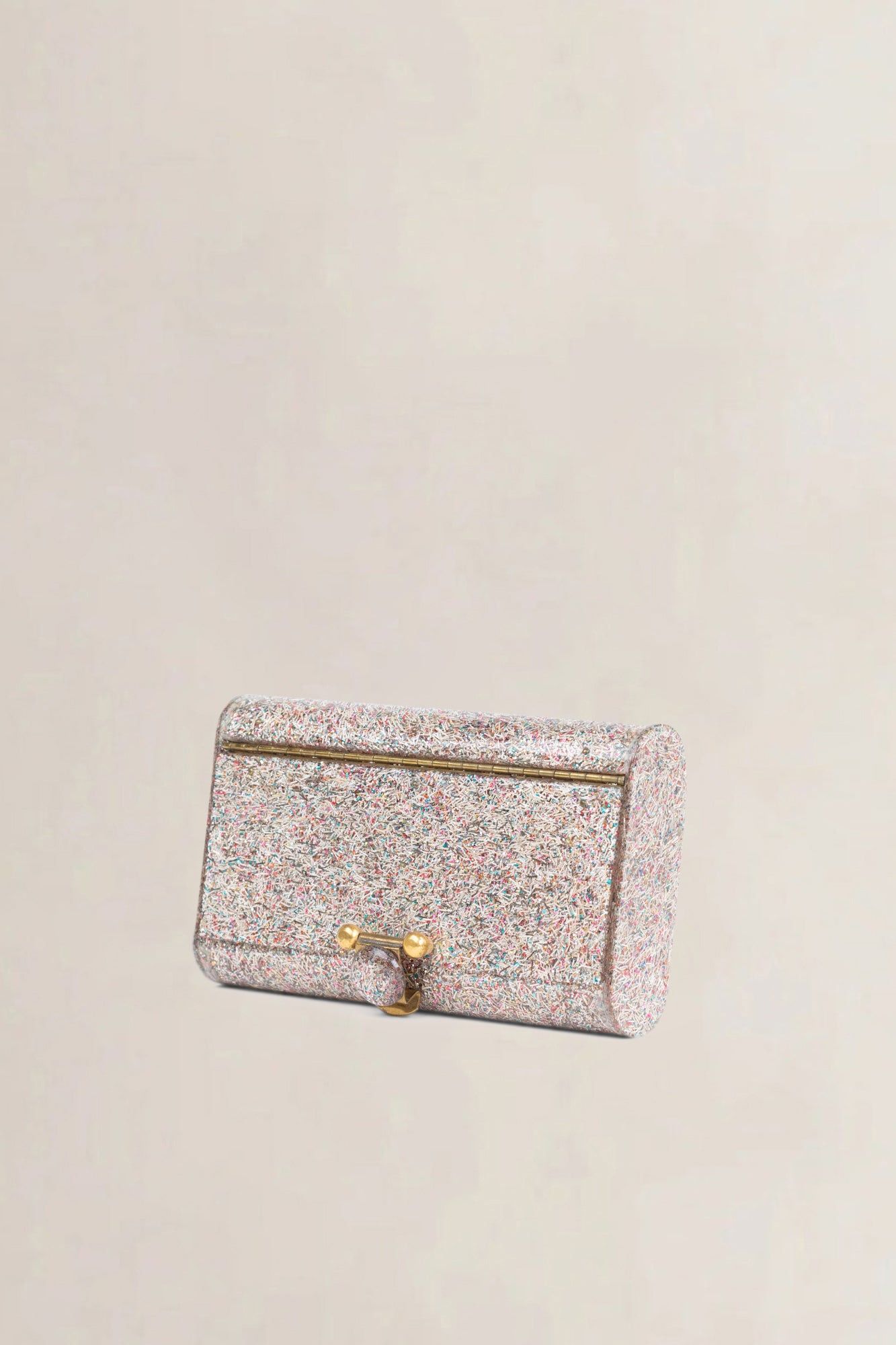 Confetti Lucite Clutch