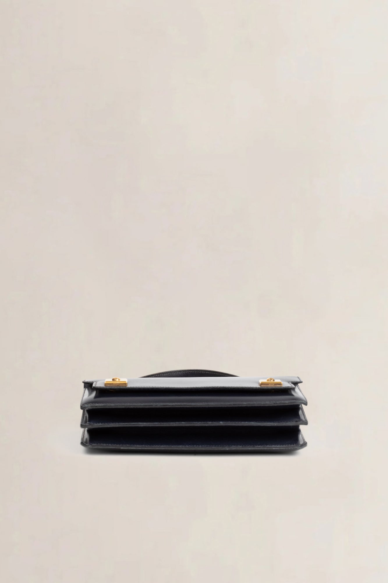 Blue Piano Top Handle Bag
