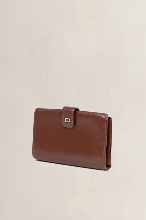 Delvaux Brown Leather Wallet