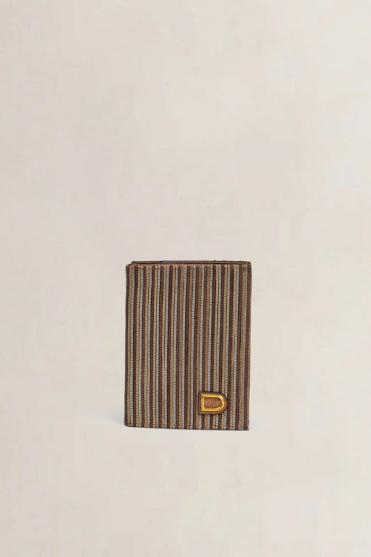 Brown Toile De Cuir Wallet