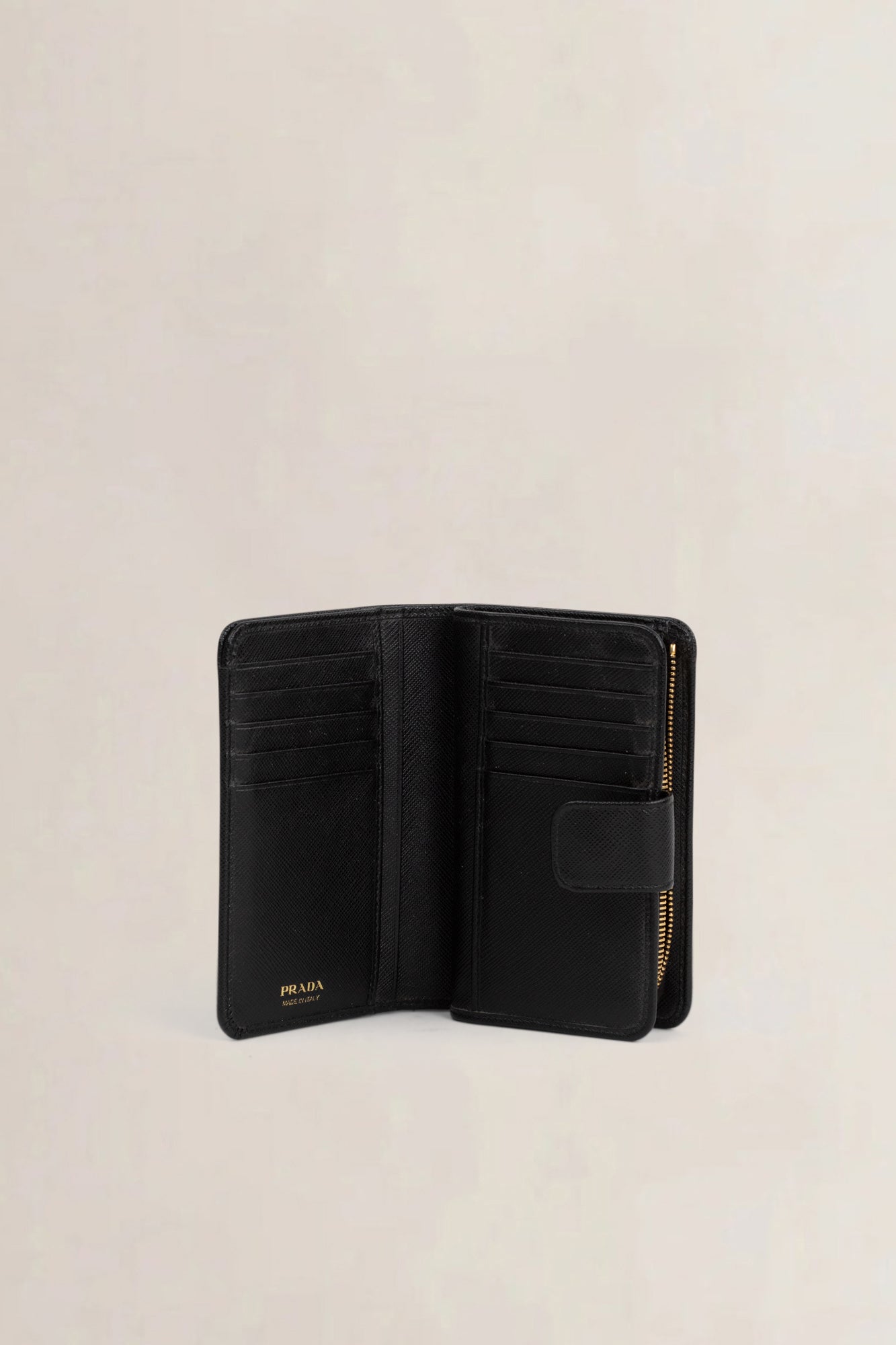 Black Saffiano Leather Wallet