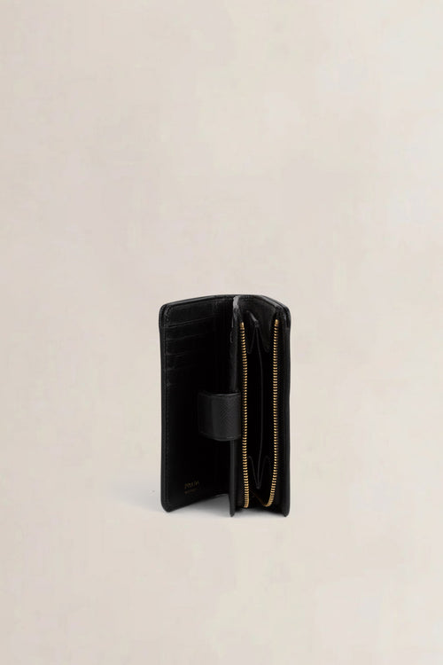 Black Saffiano Leather Wallet