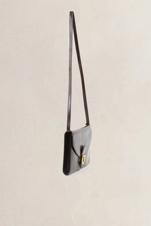 Delvaux Brown Gué Crossbody Bag