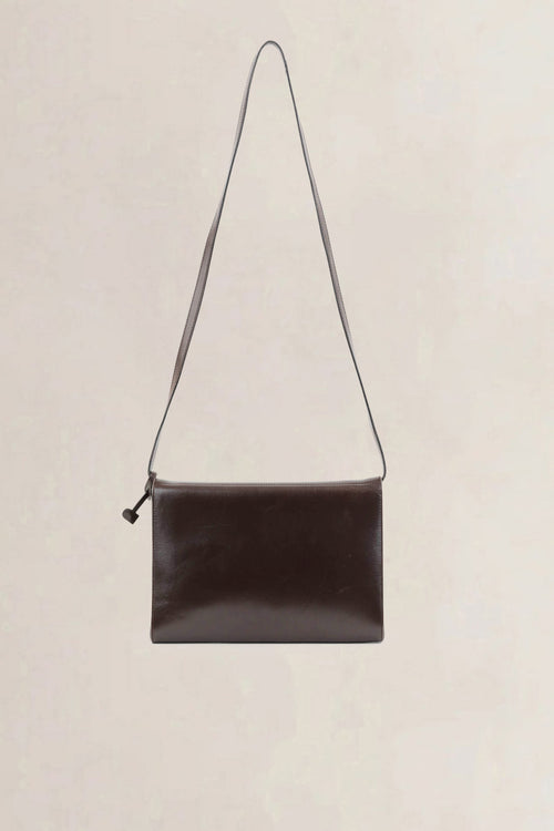 Delvaux Brown Gué Crossbody Bag