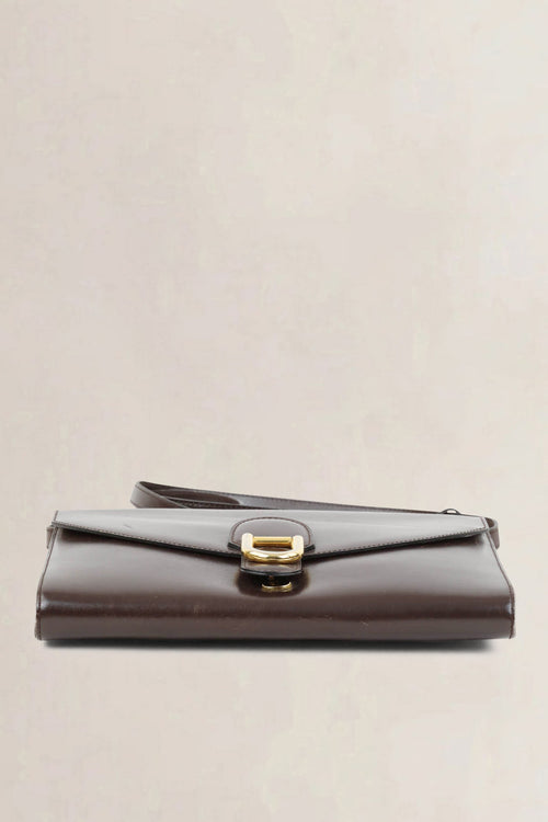 Delvaux Brown Gué Crossbody Bag