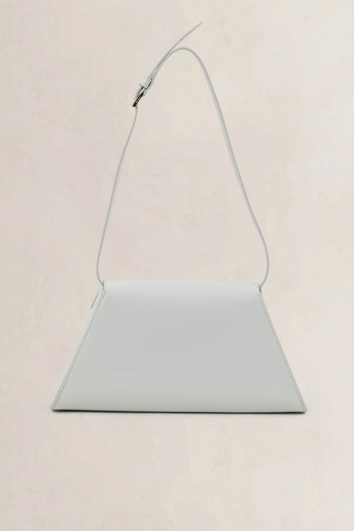Prada White Medium Leather Shoulder Bag