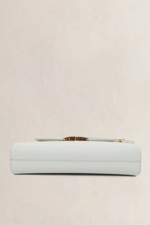 Prada White Medium Leather Shoulder Bag