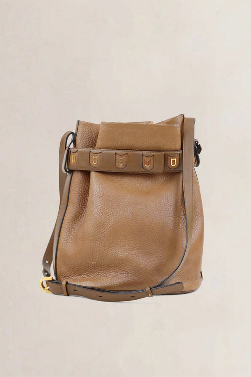 Delvaux Brown Calicot Crossbody Bag