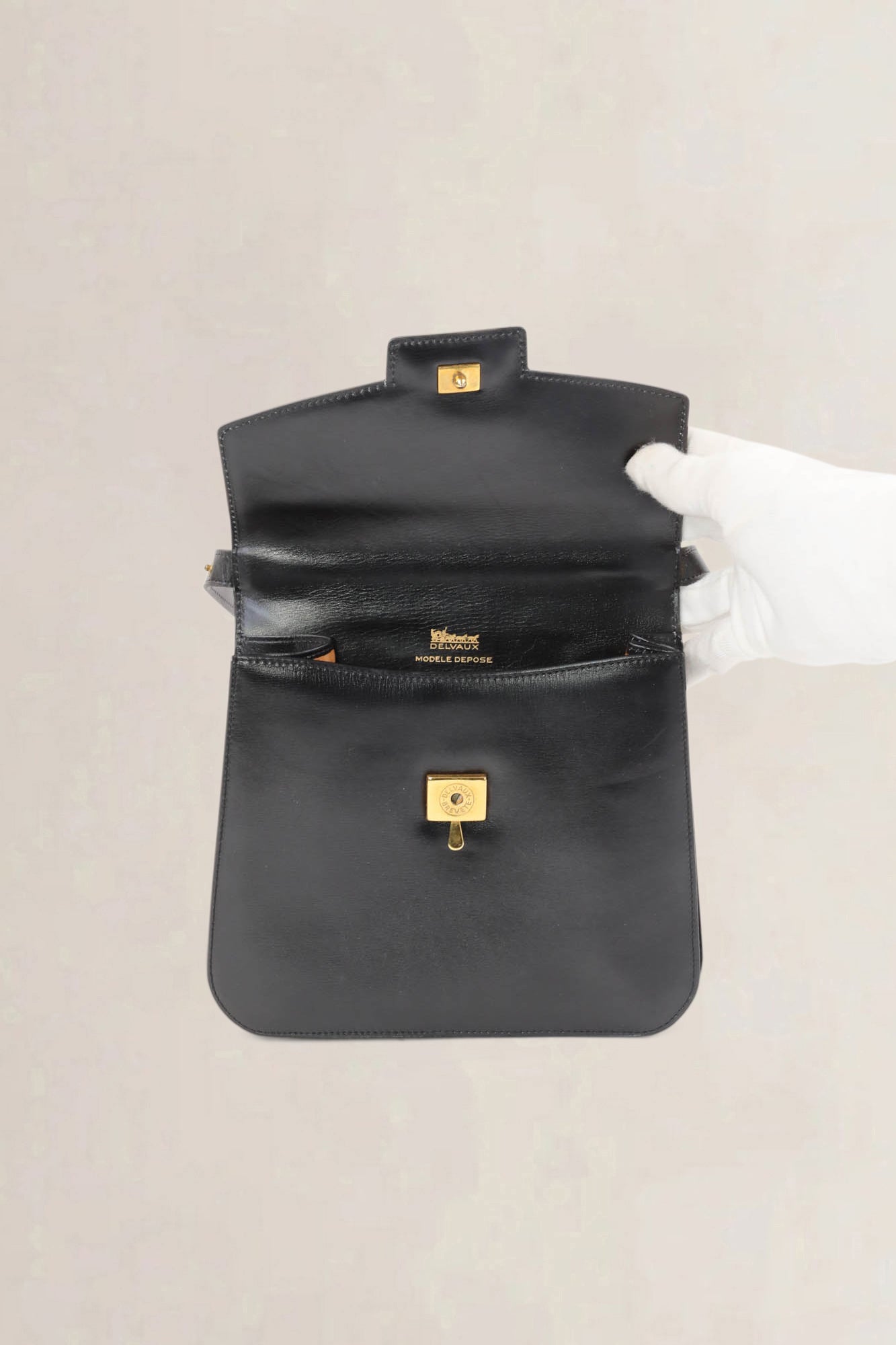Delvaux Vintage Black Shoulder Bag