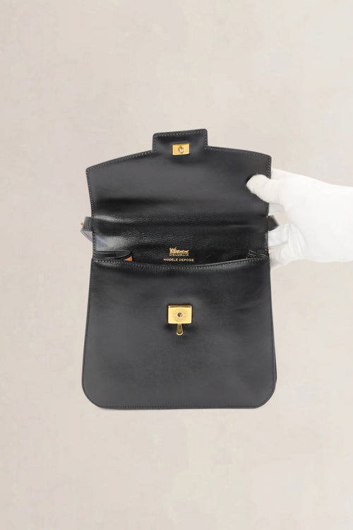 Delvaux Vintage Black Shoulder Bag