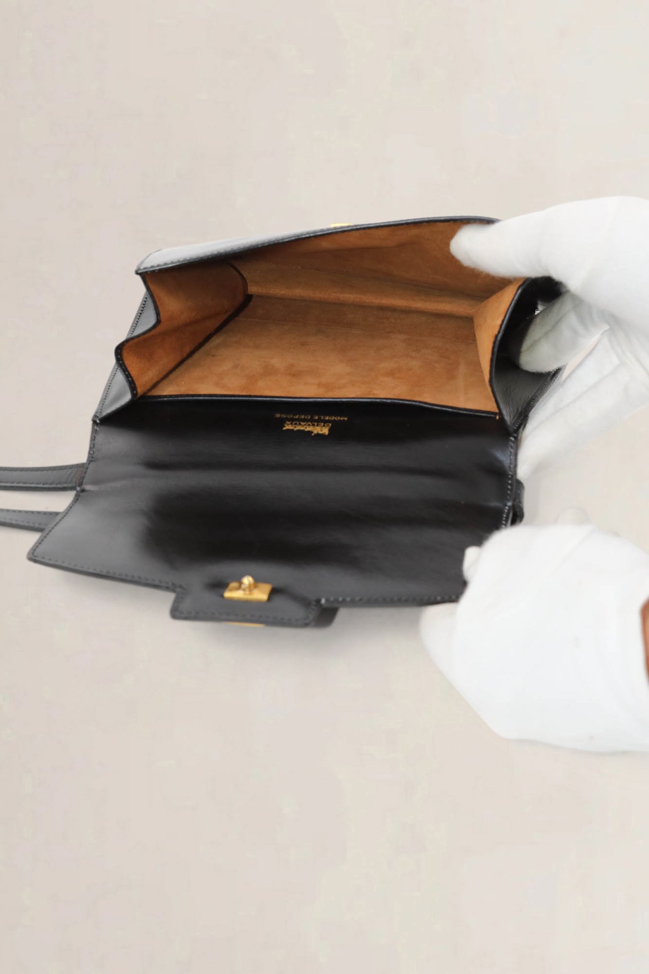 Delvaux Vintage Black Shoulder Bag