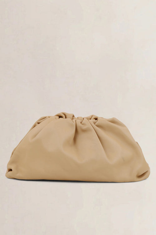 Bottega Veneta Almond Calfskin The Pouch