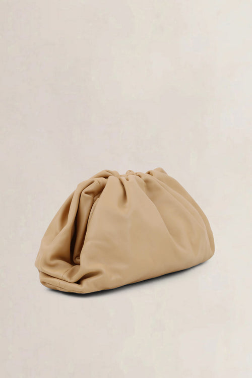 Bottega Veneta Almond Calfskin The Pouch