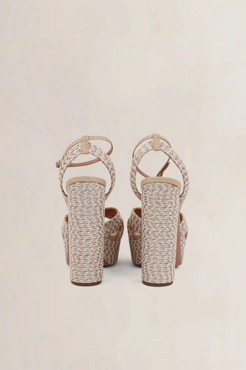Aquazzura Sundance Plateau 140 platform sandals