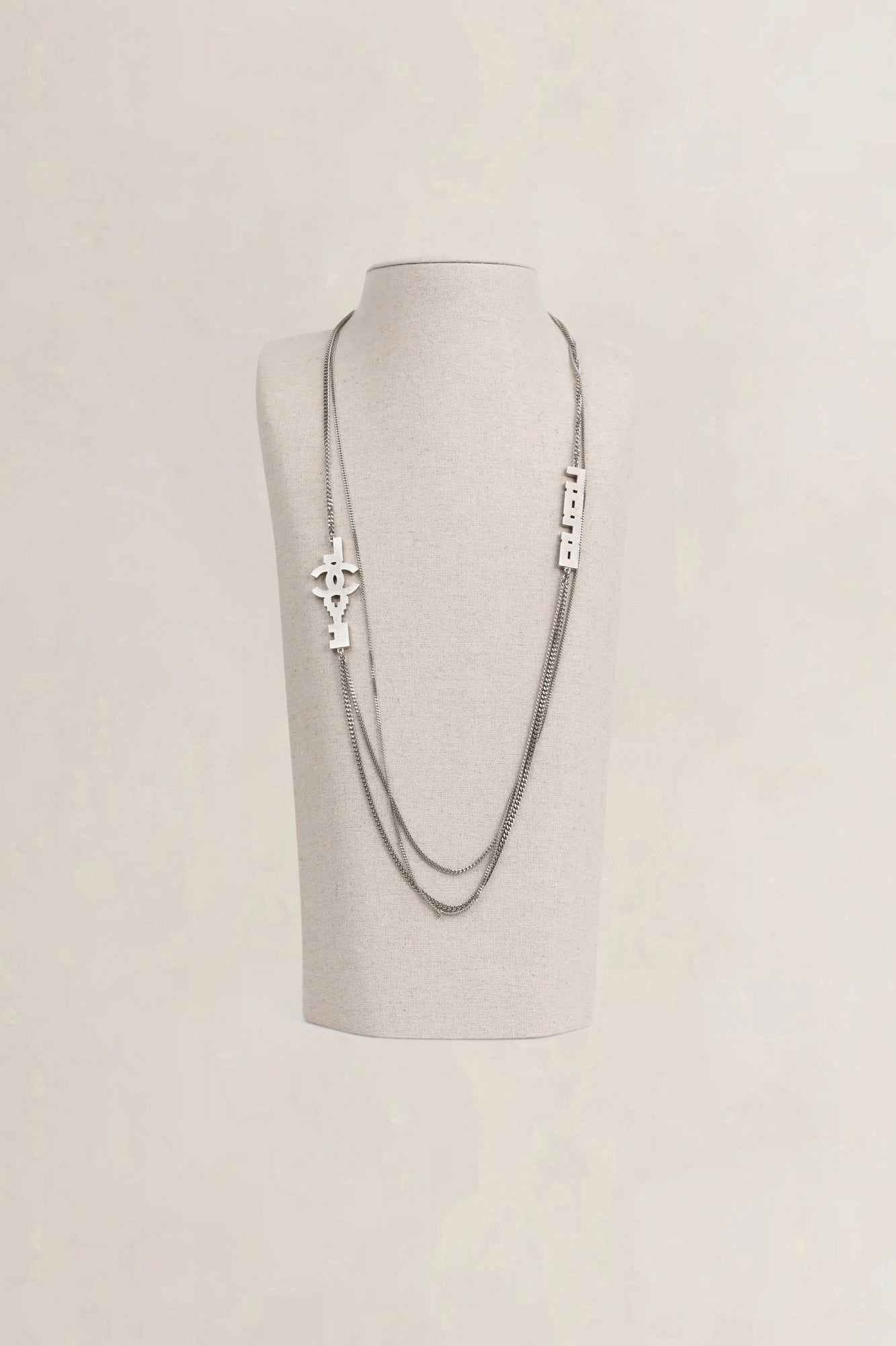 Coco Love Silver & Purple Necklace