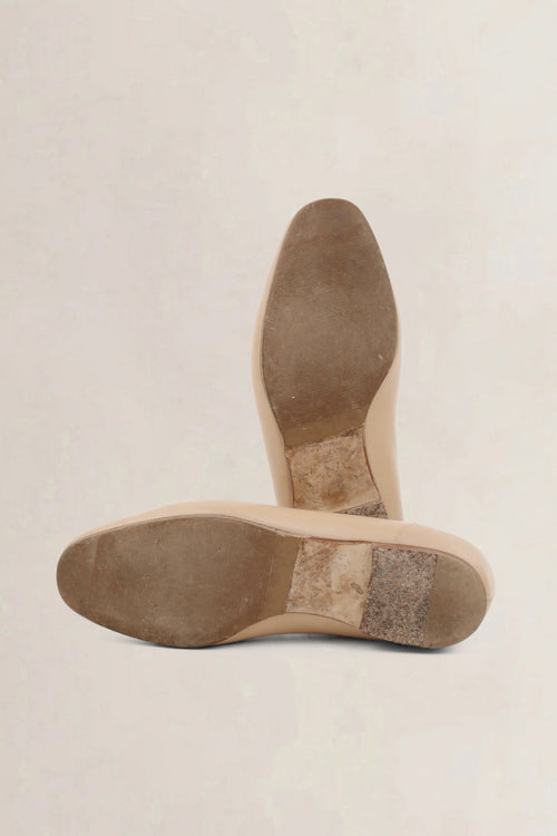 Chanel Beige Interlocking CC Loafers