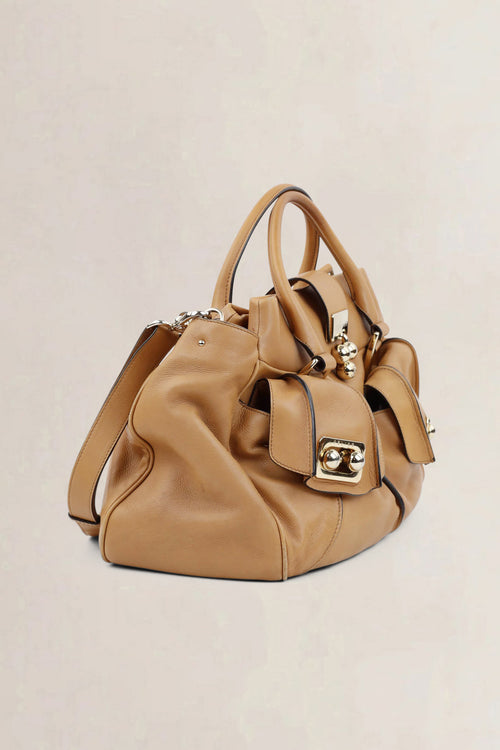 Céline Beige Blossom Crossbody Bag