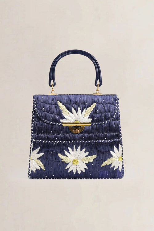 Vintage tas met handvat