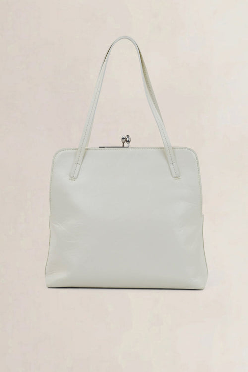 Jil Sander White Goji Square Shoulder Bag