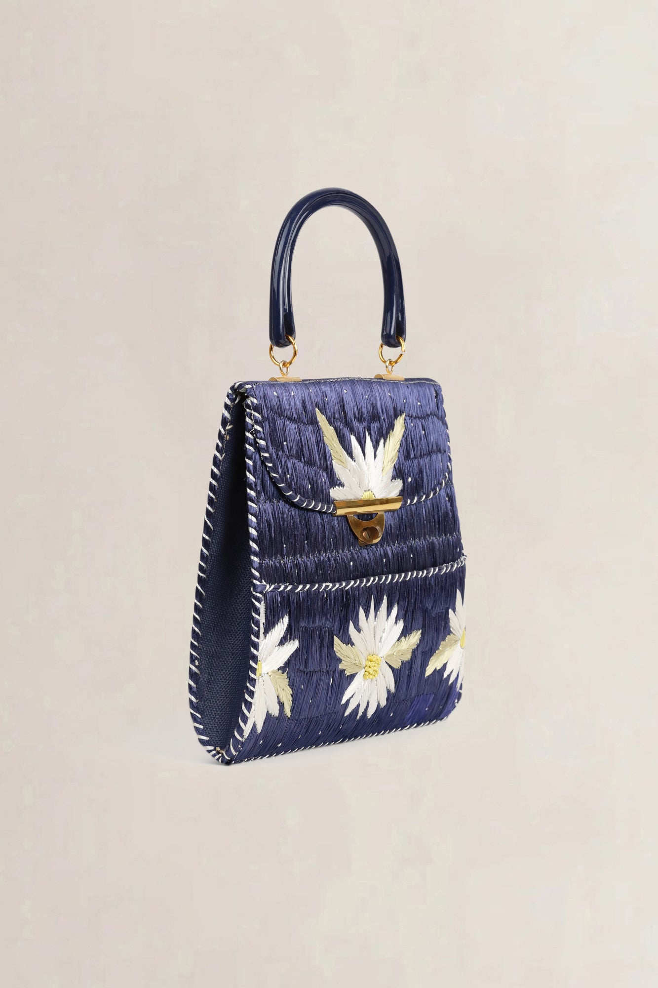 Vintage tas met handvat
