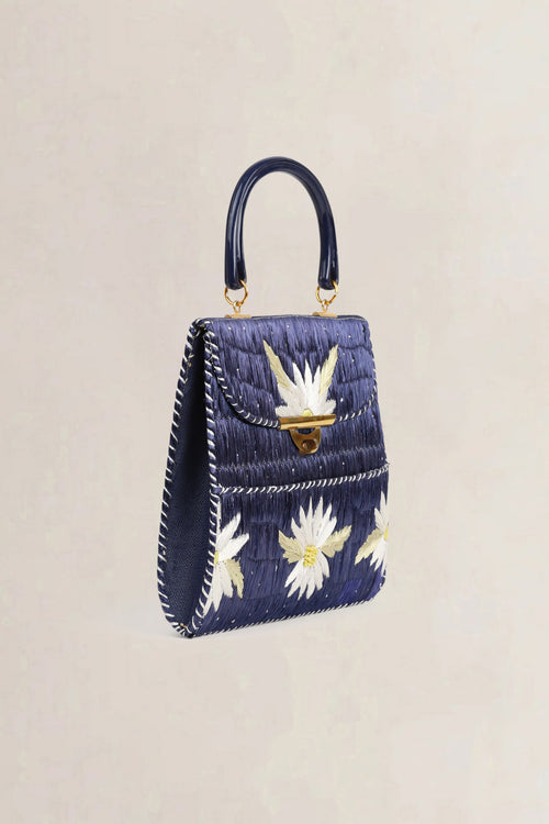 Vintage tas met handvat