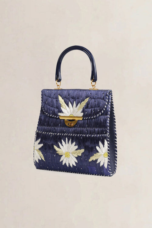 Vintage tas met handvat