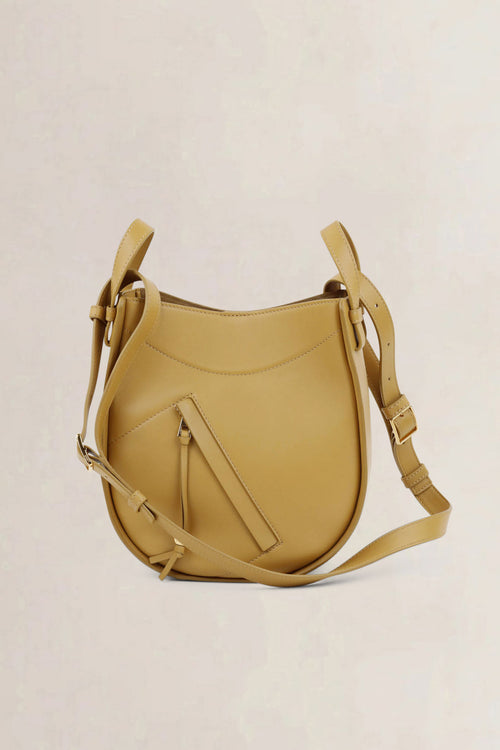Loewe Mustard Hammock Slice Calfskin Crossbody Bag