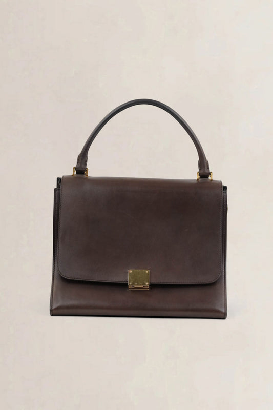 Céline Brown Trapeze Shoulder Bag