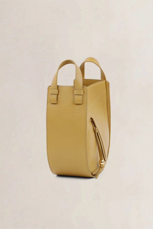 Loewe Mustard Hammock Slice Calfskin Crossbody Bag