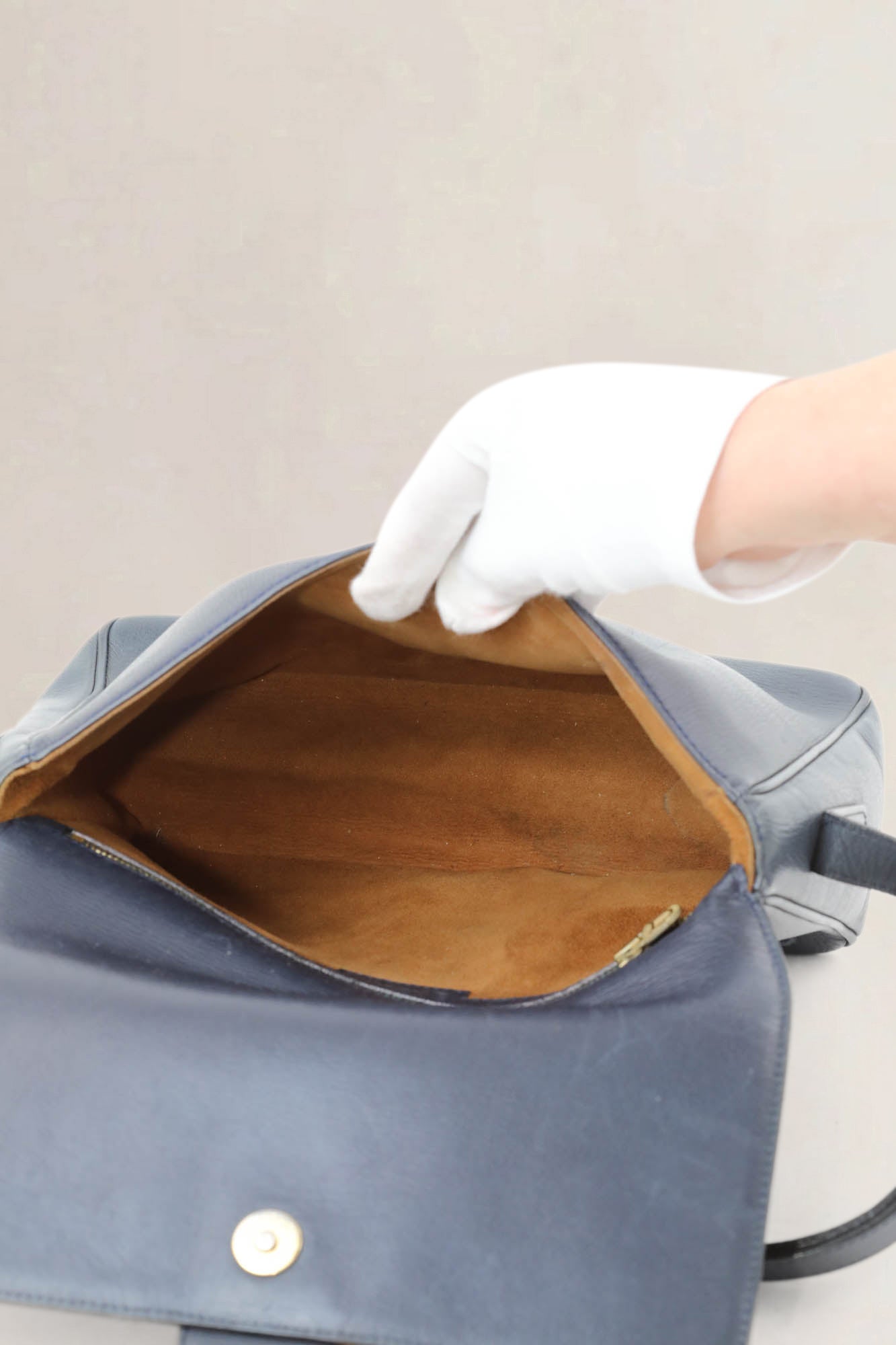 Blue Poirier Crossbody Bag