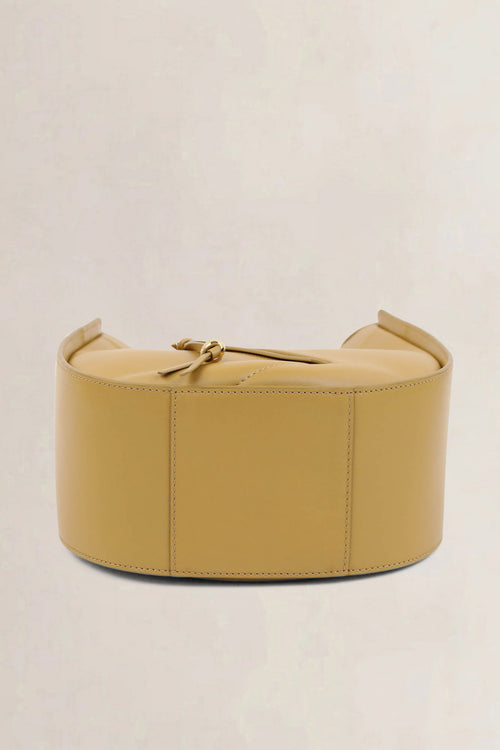 Loewe Mustard Hammock Slice Calfskin Crossbody Bag