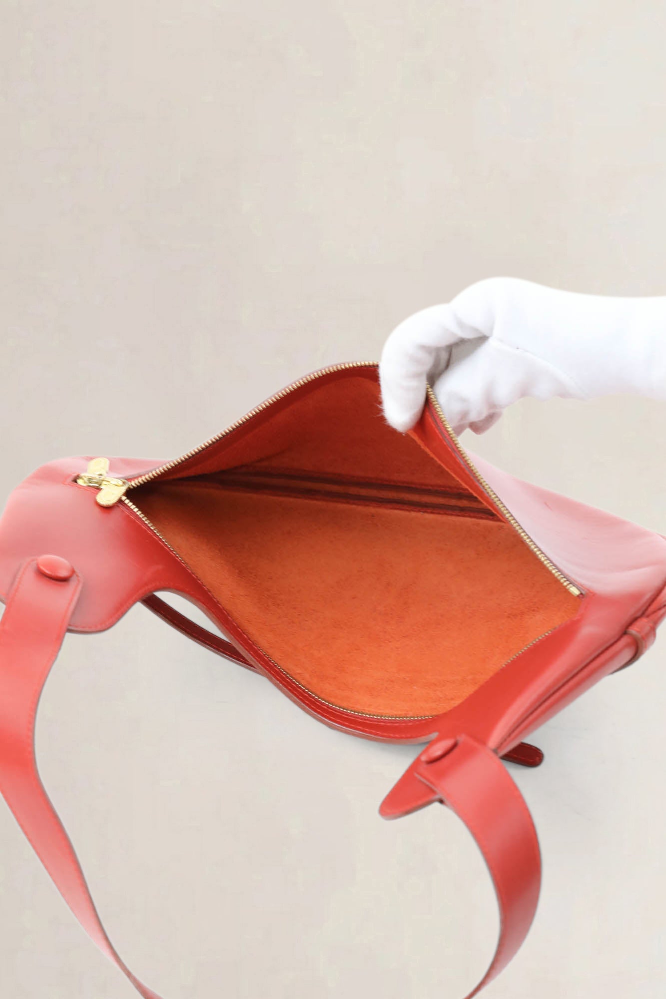 Red Railway Shoulder Bag