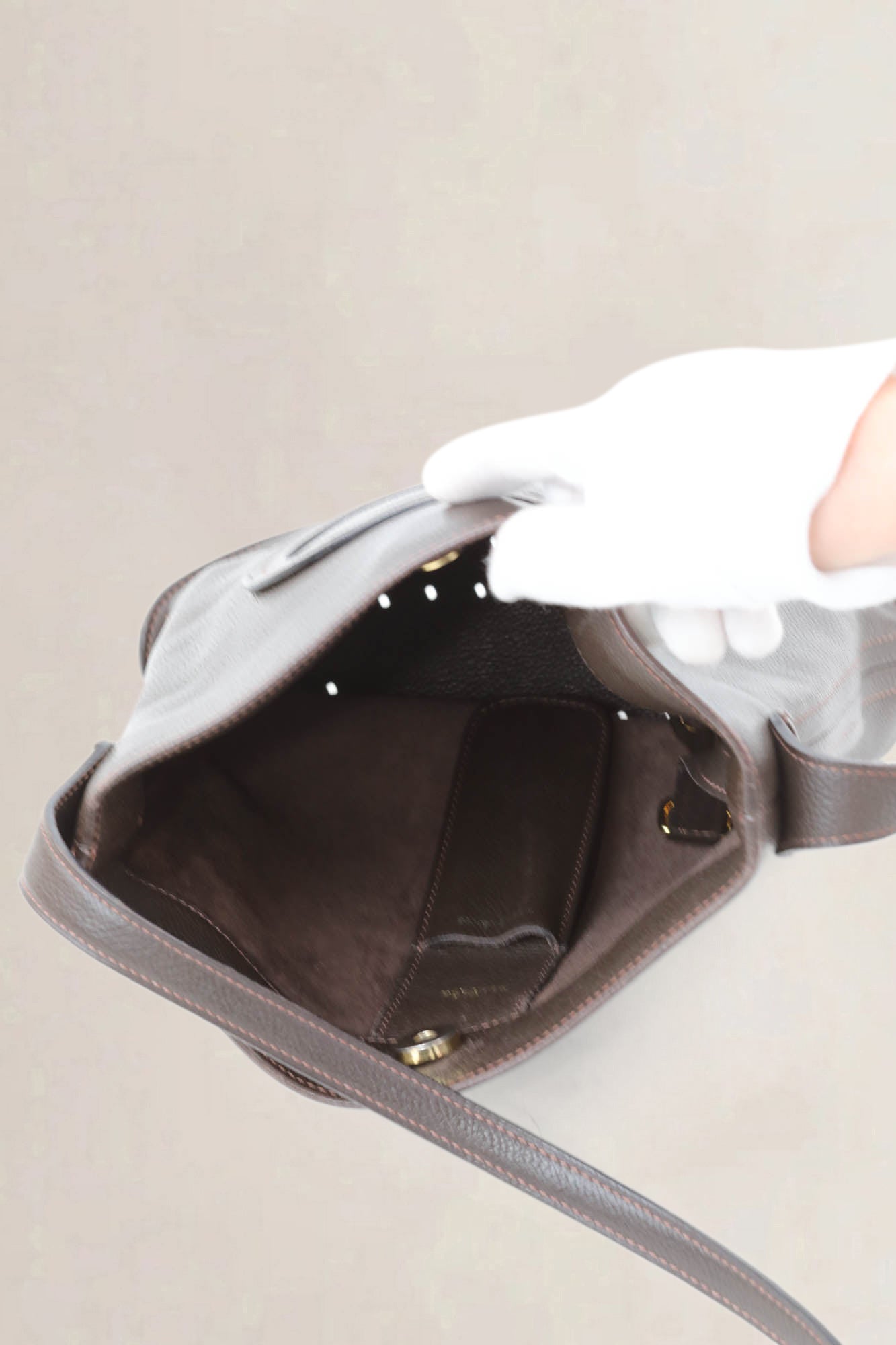 Brown Le Pin Crossbody Bag