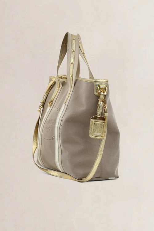 Prada Beige Shopping Crossbody Bag