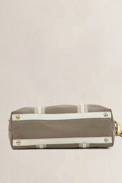Prada Beige Shopping Crossbody Bag