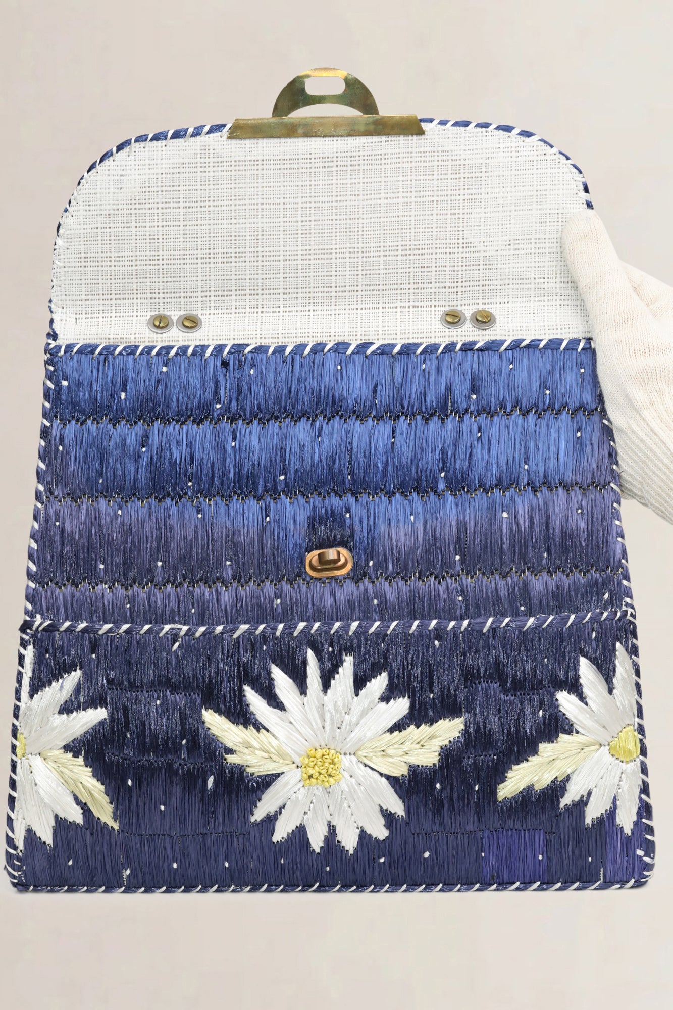 Vintage tas met handvat